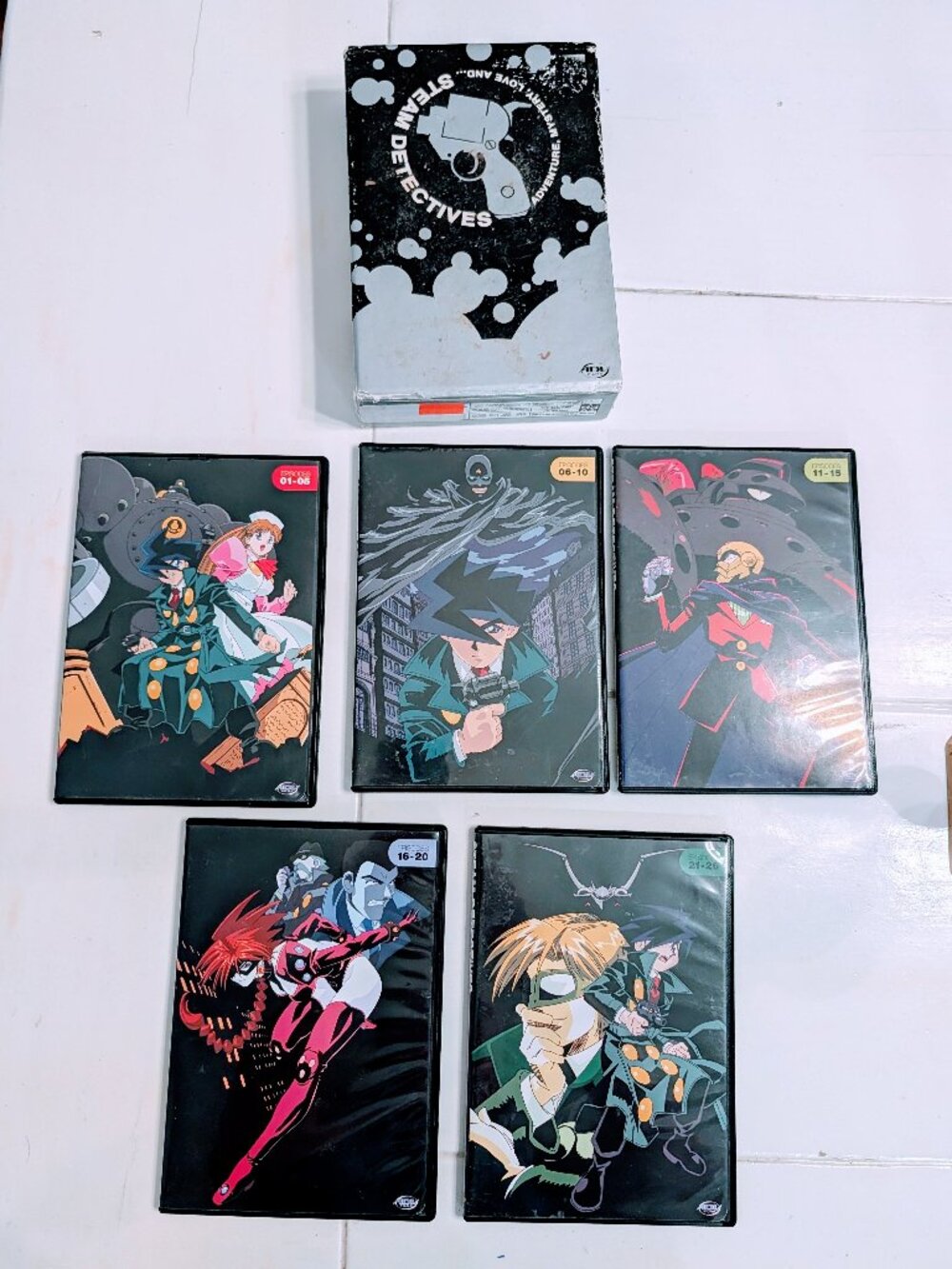 VTG 2006 Steam Detectives Complete Collection DVD Box Set Anime Kia Asamiya